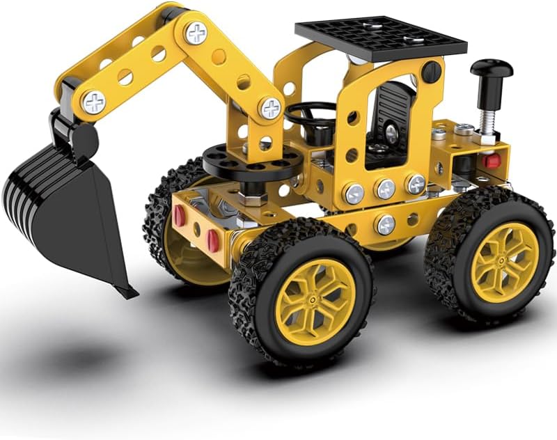 STEM Metall-Konstruktionsset: 3D Modellbausatz | Technikspielzeug ab 8 Jahren | Eltern-Kind-Aktivitä
