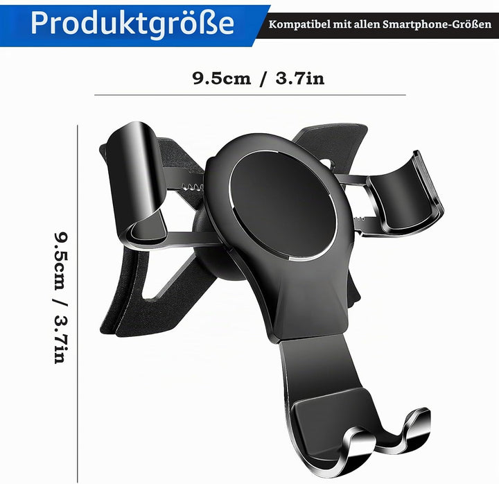 Handyhalterung Auto, Car Phone Holder, Holder Phone Mount Verstellbarer Blickwinkel, 360° Drehbar KF