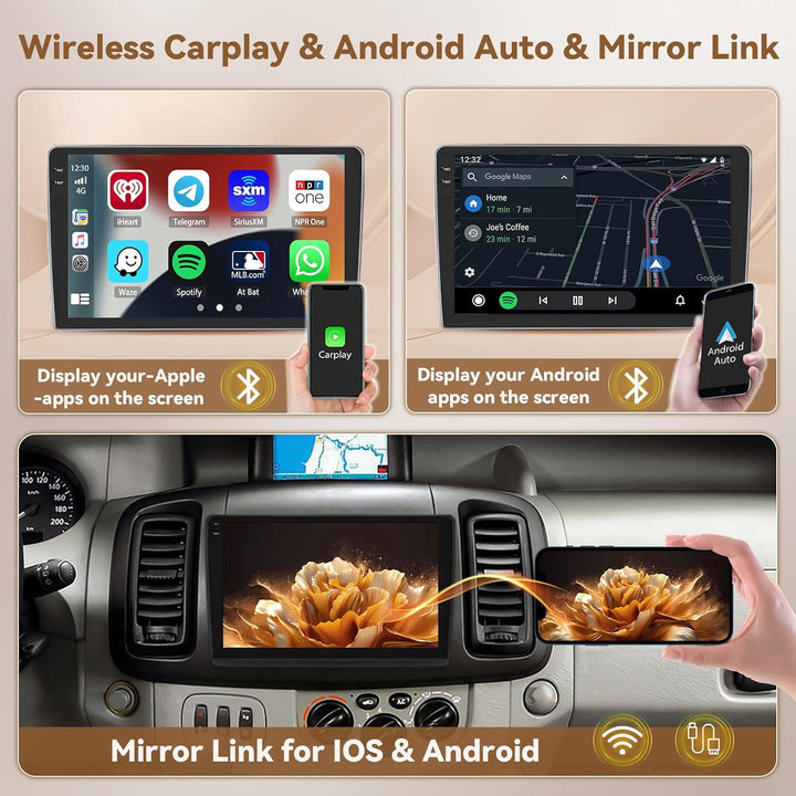 Hikity Android15 4+64G Autoradio für Renault Trafic/Opel Vivaro 2006–2010/Nissan Primastar 2006–2014