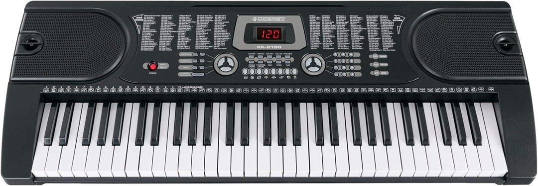 McGrey SK-6100 Keyboard Super Kit - Einsteiger-Instrument mit 61 Tasten - 255 Klänge und Begleitrhyt