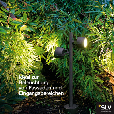 SLV SITRA 360 | Design Aussen-Standleuchte, Aussenbeleuchtung, Outdoor LED Wege-Leuchte, Weg-Beleuch