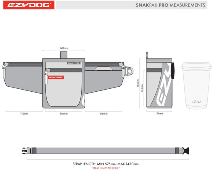 EzyDog SnakPak Pro Snack Tasche