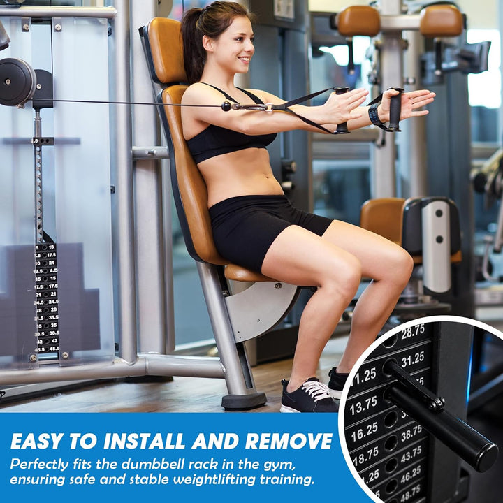 BINYI Gym Pin für Zusatzgewicht Gympin 2 Stück Loading Pin Srop Set Pins Gewichtsstapel Stift Tragba