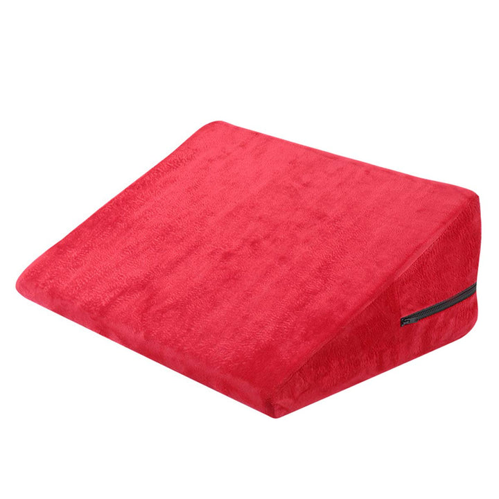 Keilkissen für Bett und Sofa aus Schaumstoff mit Abnehmbarem und Waschbarem Gesteppte Abdeckung,Rück