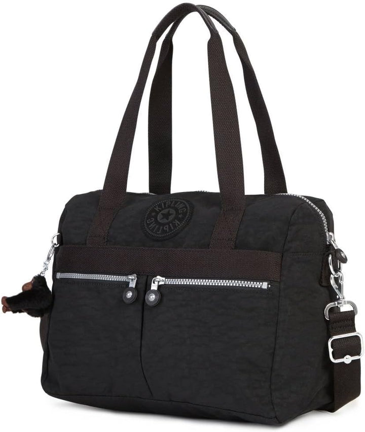 Kipling Klara Umhängetasche Schwarz, Schwarz