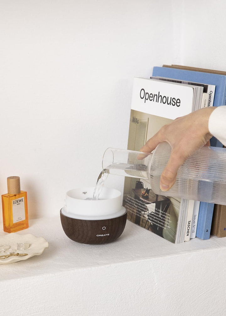 CREATE/Aroma Studio/Aroma-Diffuser und Luftbefeuchter, Emittierender Kaltdampf, mit befeuchtenden un