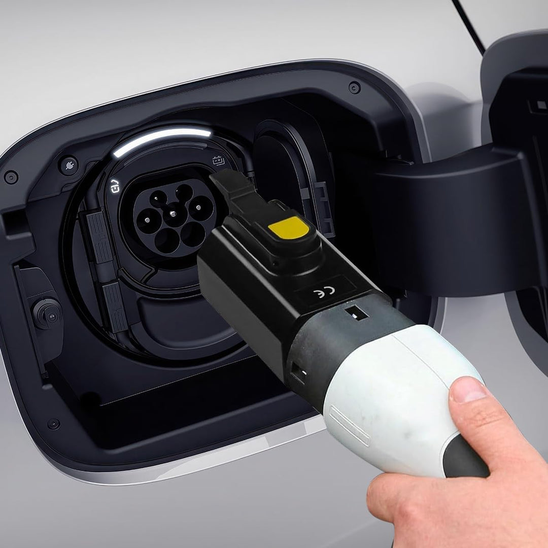 EV Ladekabel Autoladegerät Adapter, Typ 2 bis Typ 1 EV + Adapter für Elektrofahrzeug Ladekabel, 32A