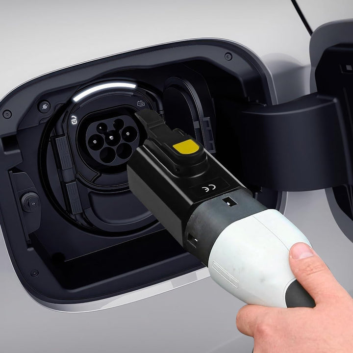 EV Ladekabel Autoladegerät Adapter, Typ 2 bis Typ 1 EV + Adapter für Elektrofahrzeug Ladekabel, 32A