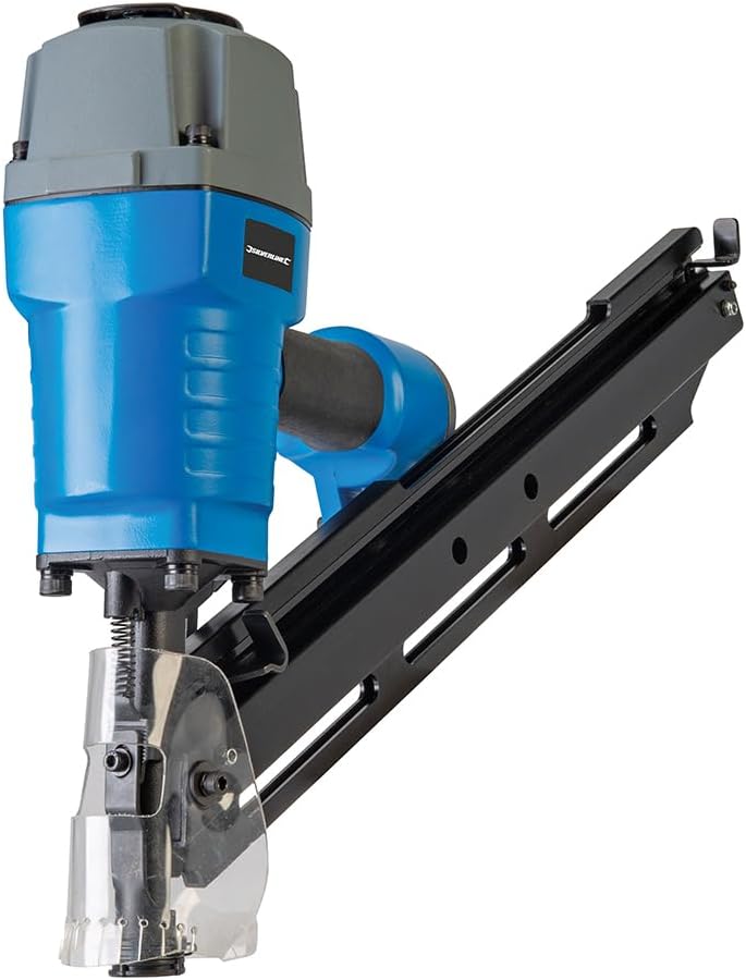 Silverline 282400 Druckluftnagler für den Rahmenbau, 90 mm 10–12 Gauge 1 90 mm, 1 90 mm