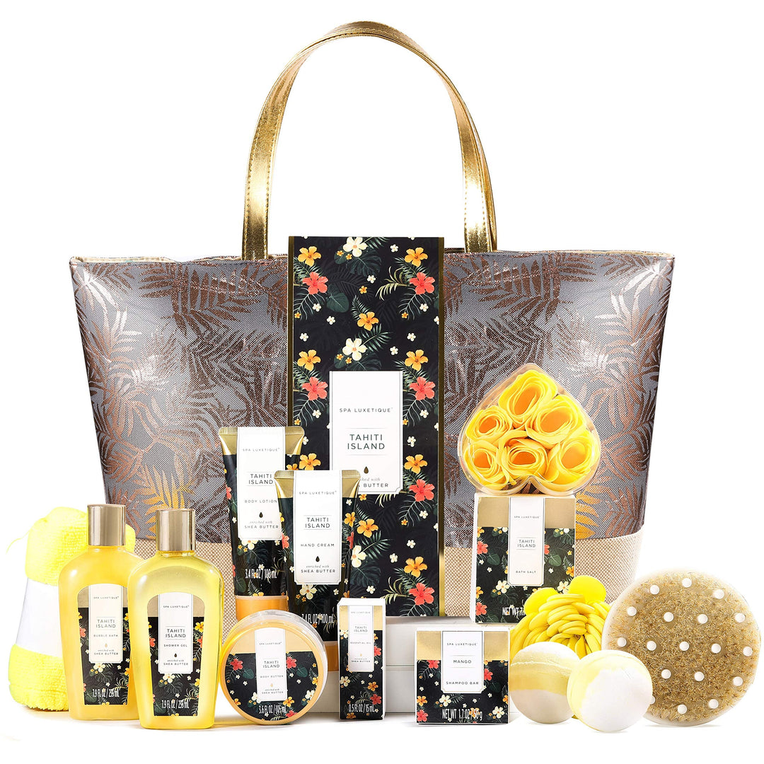 SPA LUXETIQUE Bade Spa Geschenkset für Damen-Beauty Wellness Set für Frauen,15tlg Geburtstagsgeschen