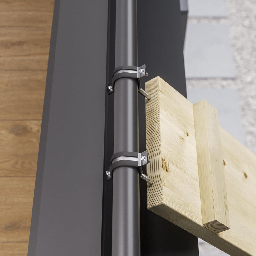 Katzenleiter Katzentreppe Katzenstufe für Balkon Treppe 1,2m mit Klemmen