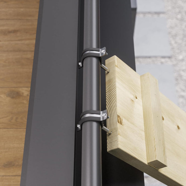 Katzenleiter Katzentreppe Katzenstufe für Balkon Treppe 1,2m mit Klemmen