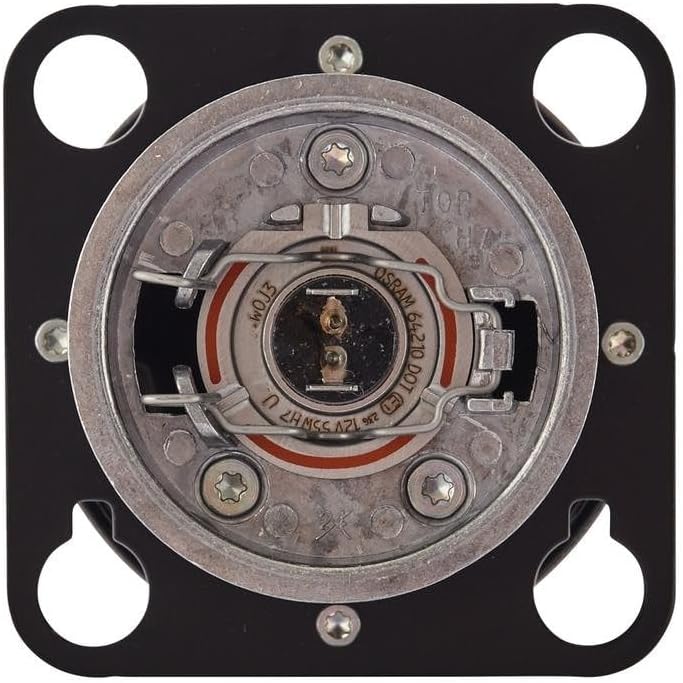 HELLA - Halogen/DE-Hauptscheinwerfer - Premium 50 - 12V - rund - Einbau - Stecker: Flachstecker - li