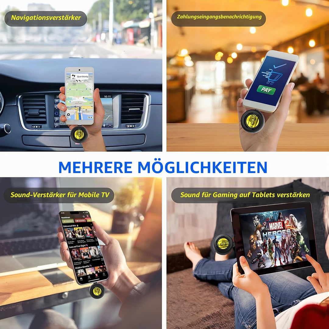 Tragbarer Mini-Lautsprecher, Typ-C Plug-in Verstärker für Telefon