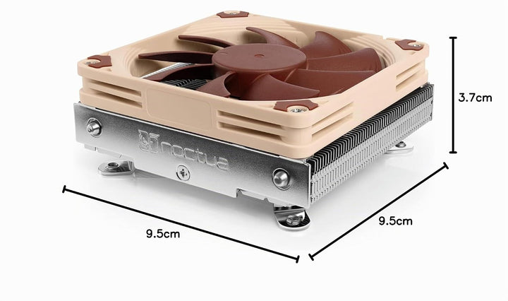 Noctua NH-L9i, Premium Low-Profile CPU Kühler für Intel LGA1200 &amp; LGA115x (Braun)