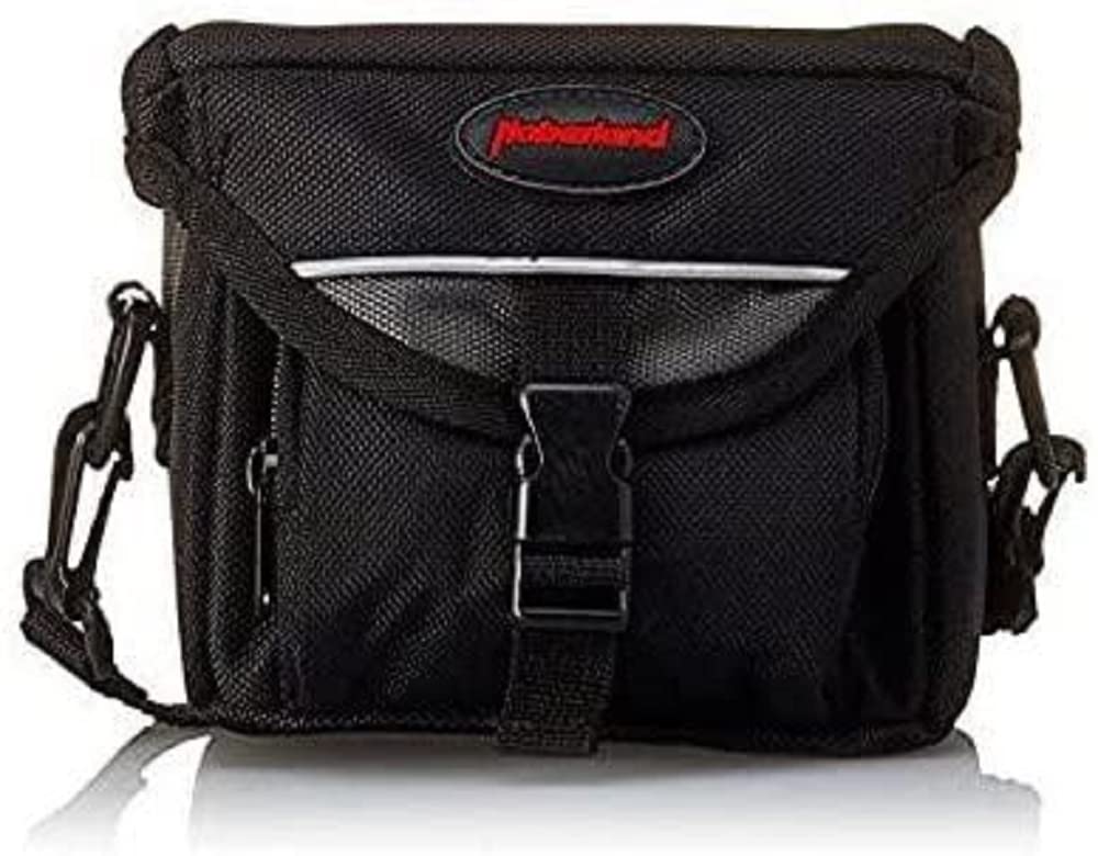 Haberland Mini Lenkertasche Schwarz, Schwarz
