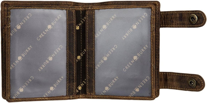 Greenburry Geldbörse 12,5 x 3 x 10 cm sattelbraun, Sattelbraun