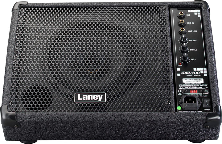 Laney CONCEPT Series CXP-108 - Active Stage Monitor - 80W - 8 inch Coaxial Woofer,Black Active 80W,