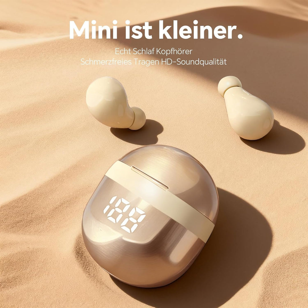 Mini unsichtbare Kopfhörer Bluetooth kabellos in Ear kleinste drahtlose schnurlose Ohrhörer Wireless