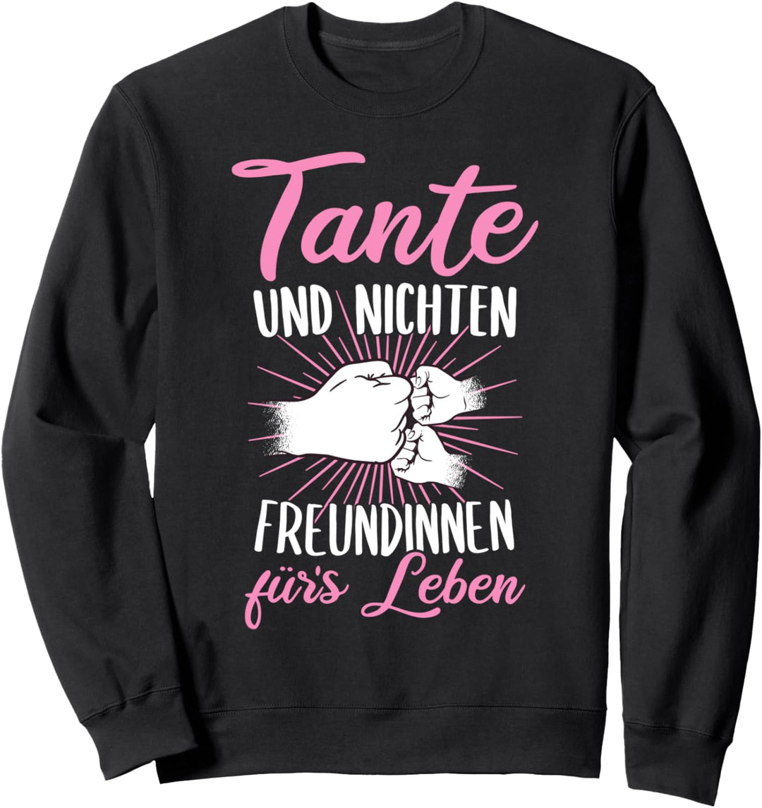 Tante und Nichten Freundinnen fürs Leben zweifache Tante Sweatshirt