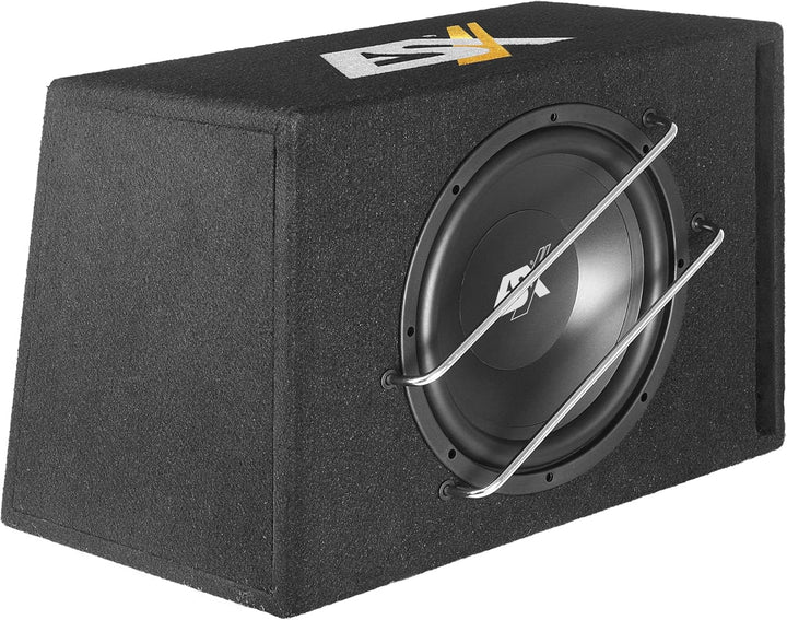 ESX HXB12R - 30 cm (12“) Bassreflex-Box aus massivem MDF | 140 bis 141 dB Schalldruck möglich (im Fa