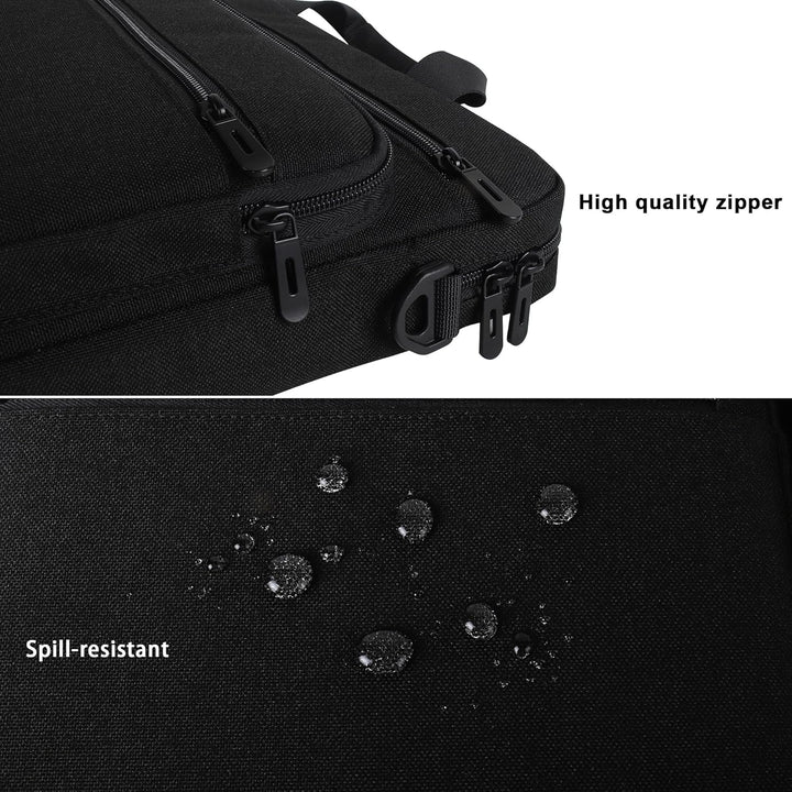 DOMISO Laptoptasche 18 Zoll Wasserabweisend Business Aktentasche Herren Laptop Tasche Schultertasche