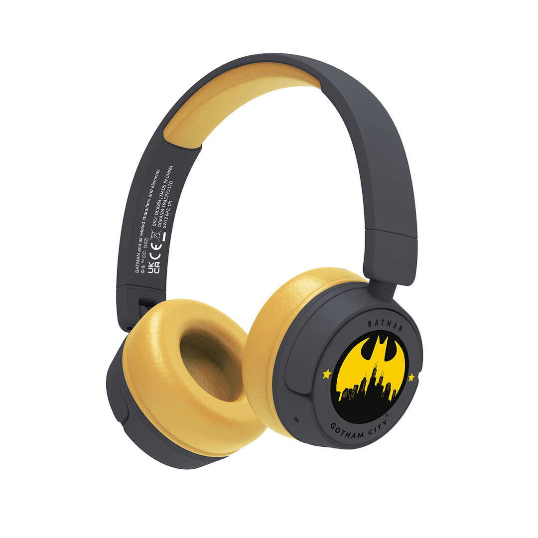 OTL Technologies DC0984 Batman Gotham City Kinder-Kopfhörer, kabellos, Grau