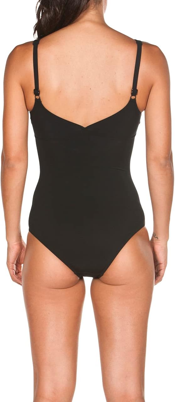 ARENA Damen W Jewel Low C Cup R One Piece Swimsuit 46 Black-rose Violet, 46 Black-rose Violet