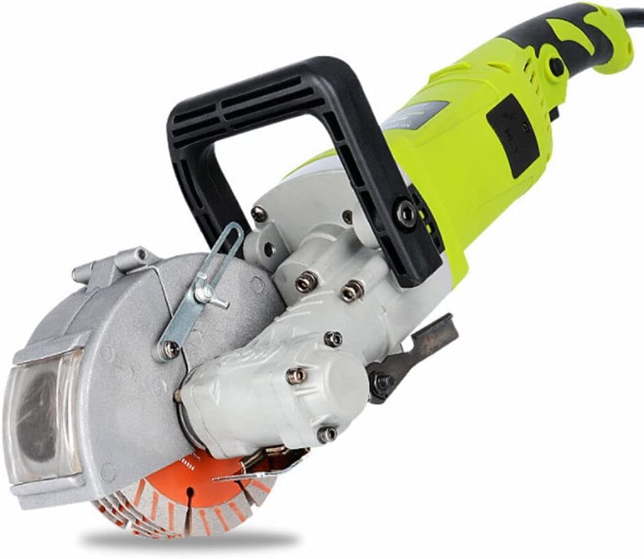 Beton-Nutfräse, elektrische Wandfräse, 4000 W, Mauernutfräse, 6000 U/min, mit 5 Sägeblättern, Schlit