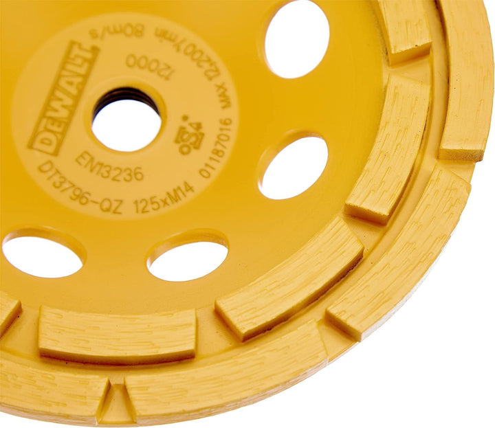Dewalt Diamant-Topfscheibe Extreme DT3796 (für Steinzeug, 125mm Durchmesser, M14 Aufnahme, Scheibent