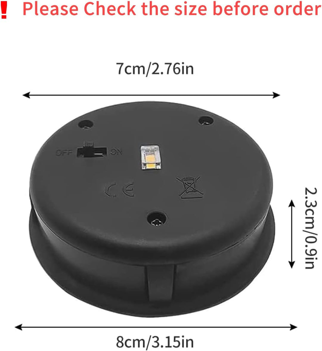 Solarleuchten Ersatz 7cm/8cm,solar Einmachglas Led Einsatz,ersatz Solarmodul Für Gartenleuchten (8cm