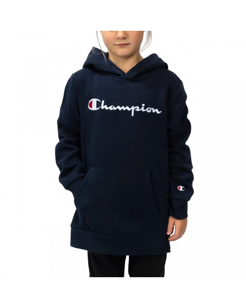 Champion Jungen Kapuzenpullover Legacy- Classic Logo, 6 Jahre Marineblau