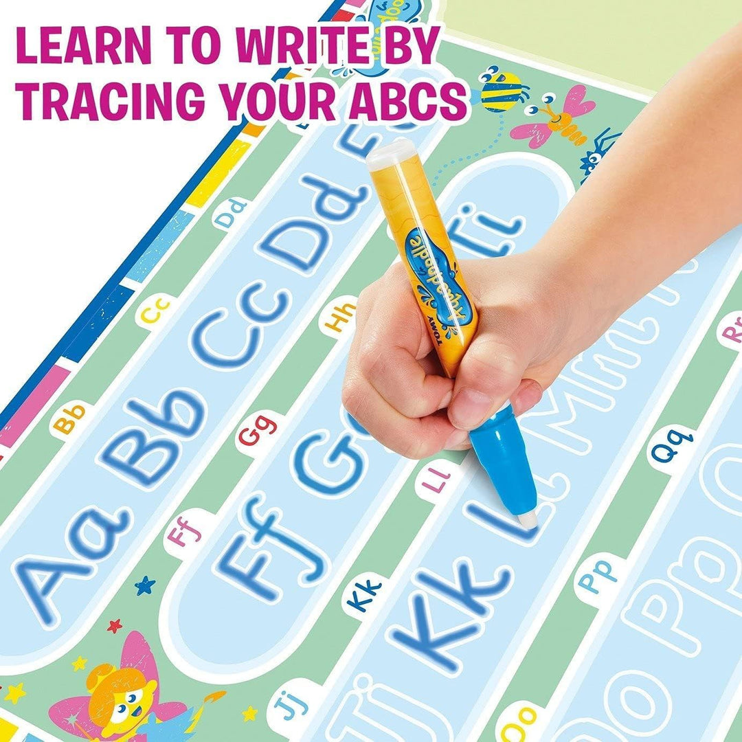 Aquadoodle My ABC Doodle Large Water Doodle Mat, Official Tomy No Mess Colouring & Drawing Game, Sui