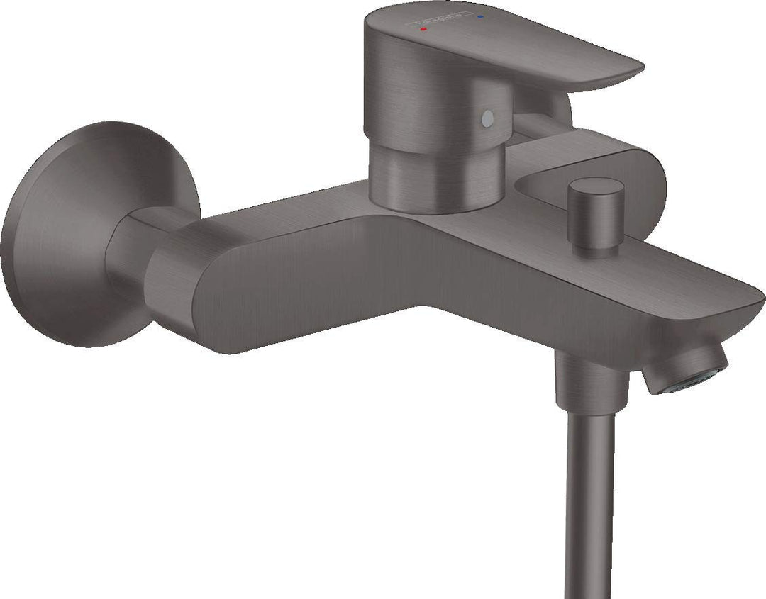 hansgrohe Wannenarmatur Talis E (Aufputz, für 2 Funktionen) Brushed Black Chrome Brushed Black Chrom
