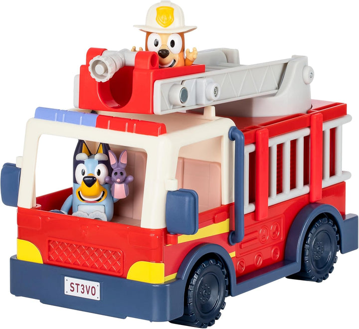 BlueY-Feuerwehrauto. Feuerwehrauto, Exklusive Bingo als Feuerwehrfrau und Bob Bilby-Figur. Fahre die