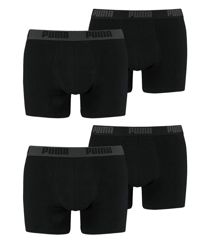 PUMA Boxershort Basic 4er Pack, Black (230), XXL