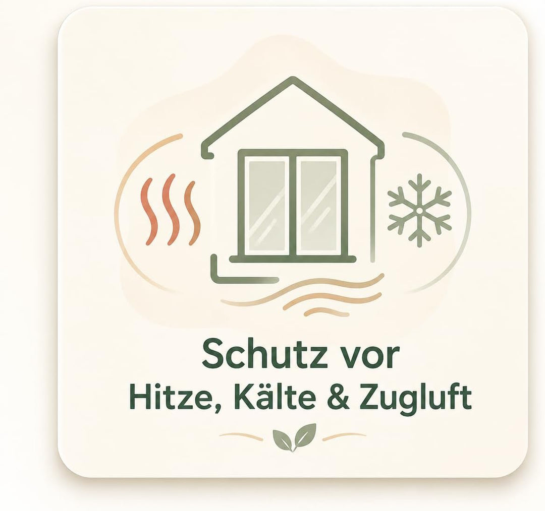 HOMEbasics | Akustikvorhang Uni | ACUSTICO | Lärm-, Hitze-, Kälte- und Zugluft-Schutz + abdunkelnd |
