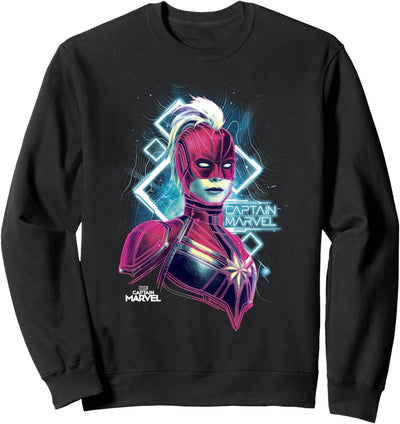 Captain Marvel Galaxy Portrait Sweatshirt