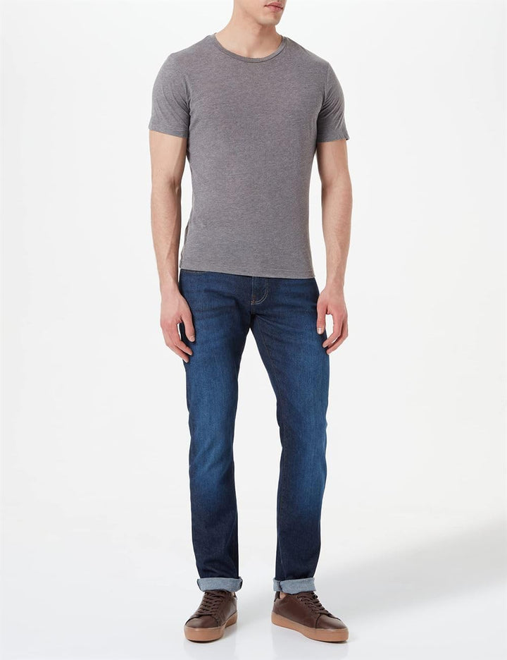 Pierre Cardin Lyon Future Flex Herren Jeans 30W / 34L Dark Blue Used Buffies, 30W / 34L Dark Blue Us