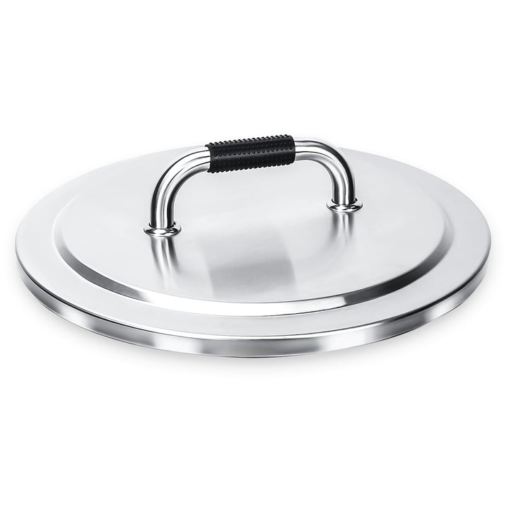 GFTIME Feuerschale Edelstahl Deckel Ø 50cm für Solo Stove Bonfire, Edelstahl-Feuerstellen-Zubehör fü
