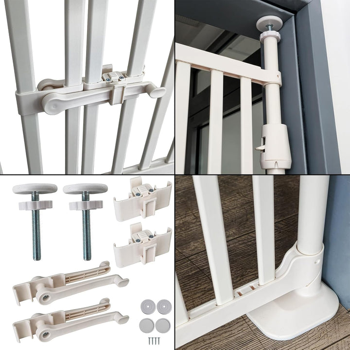 Absperrgitter Treppenschutzgitter weiss 86-96cm 180cm Hoch