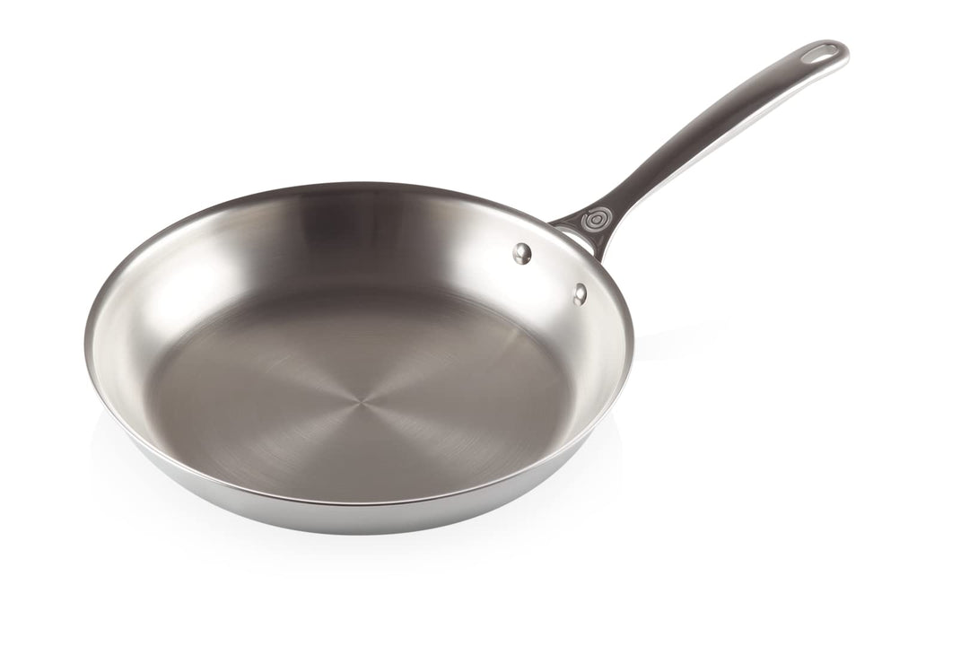 Le Creuset Pfanne aus 3-ply PLUS Edelstahl, 30 cm, 96600230001600 30 cm Unbeschichtet, 30 cm Unbesch