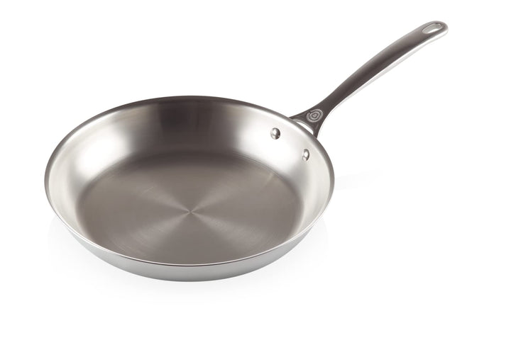 Le Creuset Pfanne aus 3-ply PLUS Edelstahl, 30 cm, 96600230001600 30 cm Unbeschichtet, 30 cm Unbesch