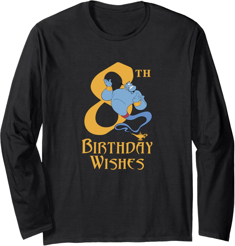 Disney Aladdin 8th Birthday Genie Langarmshirt