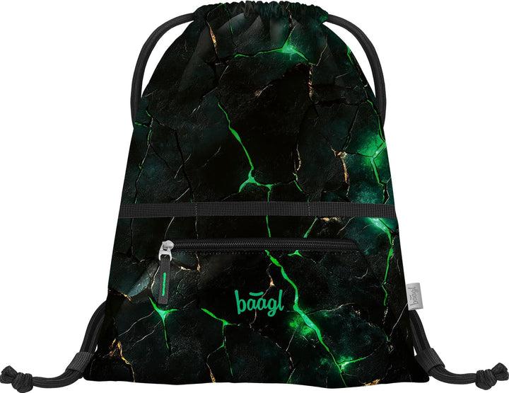 Baagl Schulranzen Jungen Mädchen Set 5 Teilig (Zippy Schultasche für 1. Klasse, Mäppchen, Turnbeutel