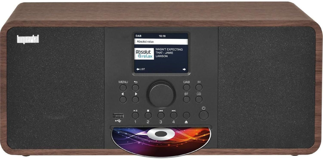 IMPERIAL DABMAN i205 CD Internetradio/DAB+ (Stereo Sound, UKW, CD Player, WLAN, LAN, Bluetooth, Stre