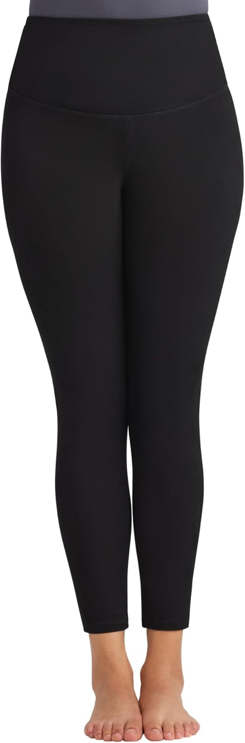 Yummie Damen Signature Waistband Denim Legging Strümpfe M Schwarz, M Schwarz