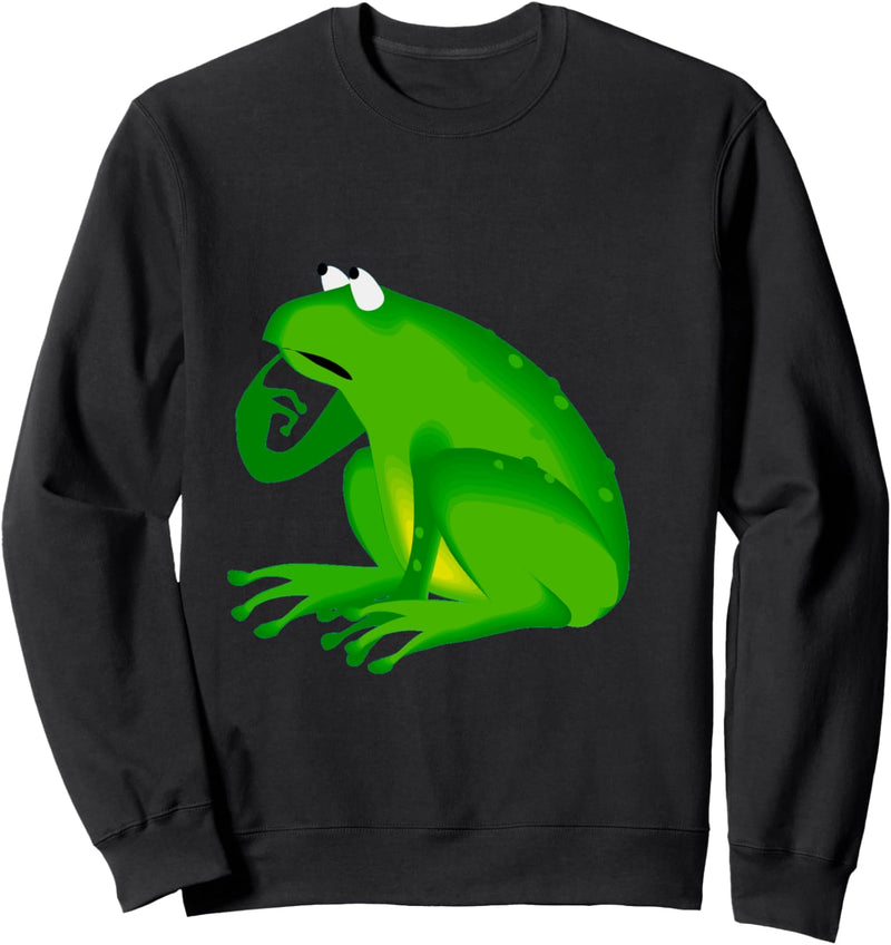 Grüner Frosch Sweatshirt