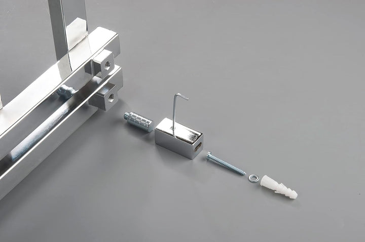 Home Badheizkörper „Nosy“ - Chrom - Moderner Design - Mittelanschluss 1/2“ - 500x800mm - Handtuchwär