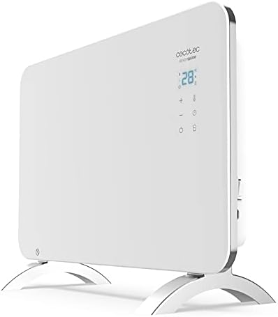 Cecotec Heizkonvektor mit Glasplatte Ready Warm 6650 Crystal Connection. 1000 W, WiFi-Steuerung , ei